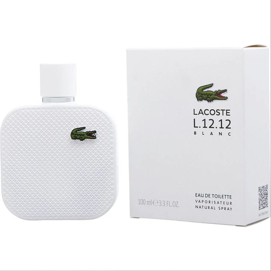 Eau de Lacoste L.12.12. White Lacoste Fragrances for men EDT 3.3oz