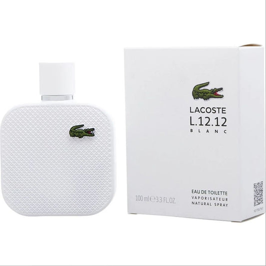 Eau de Lacoste L.12.12. White Lacoste Fragrances for men EDT 3.3oz