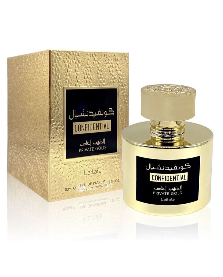 Lattafa Confidential Private Gold Eau De Parfum Spray