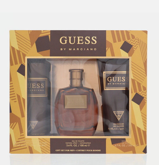 Guess Marciano Eau De Toilette 3 Pcs Gift Set For Men