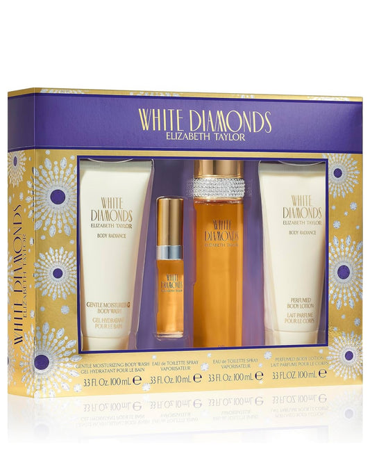 Elizabeth Taylor White Diamonds Set 4Pcs