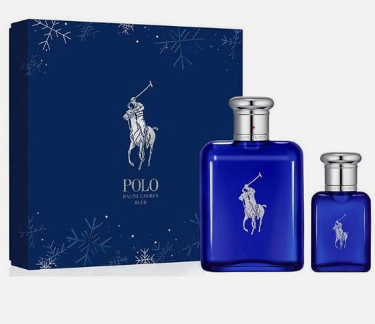 Polo Blue Ralph Lauren for men 2Pcs Set 4.2oz EDT/1.36oz EDT