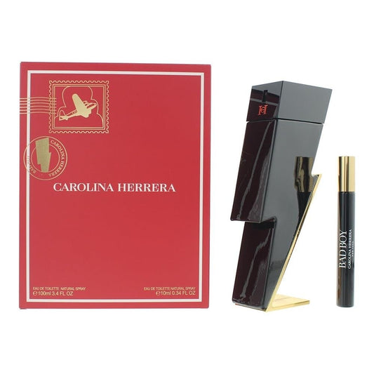 Bad Boy by Carolina Herrera Set 3.4oz EDT/ 0.34oz EDT